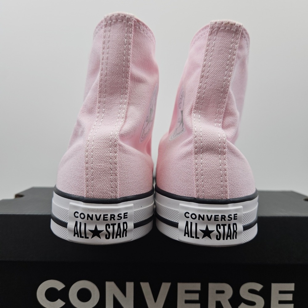 Converse Chuck Taylor All Star Hi Pink Foam Mens 9 Womens 11 A08580F New - Picture 3 of 7